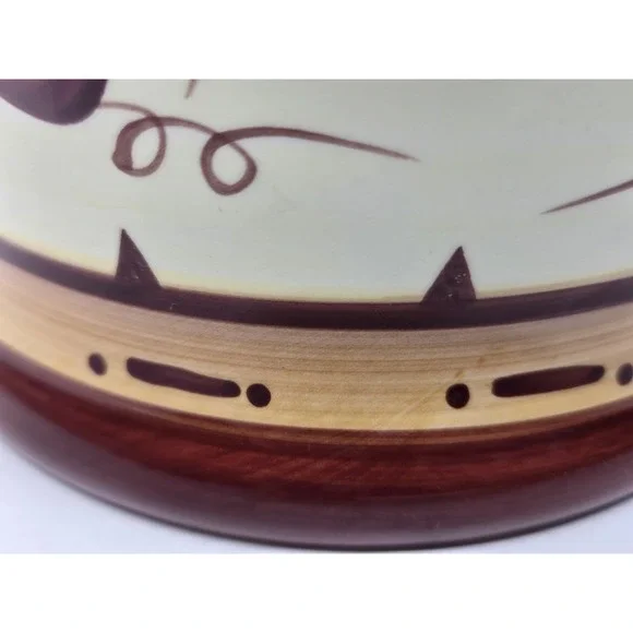 Large Biscotti Ceramic Cookie Jar Canister for Nonni's Tuscan Fruit Design EUC - Picture 15 of 15